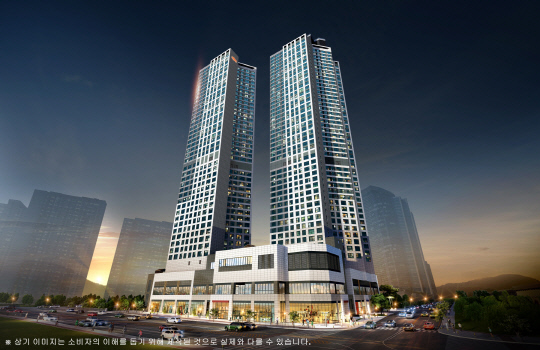 e편한세상 시티 천안아산역 투시도